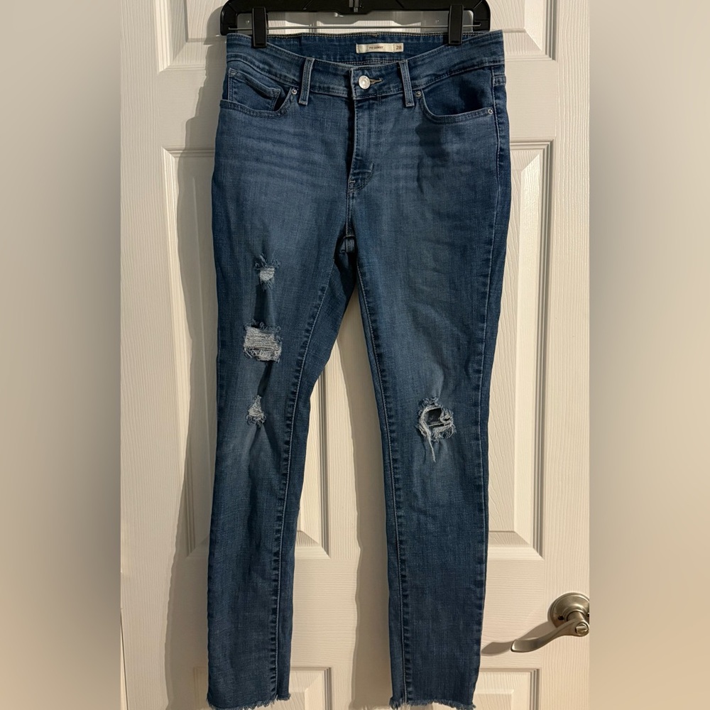 Levi's Women's Skinny Jeans - Dark Blue